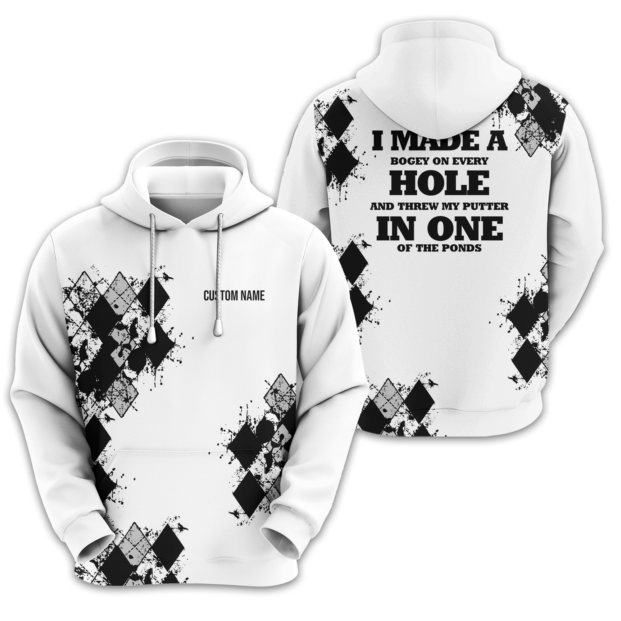 I Made A Bogey Personalized Golf Polo Shirt, Golf Shirt, Gift For Golfers