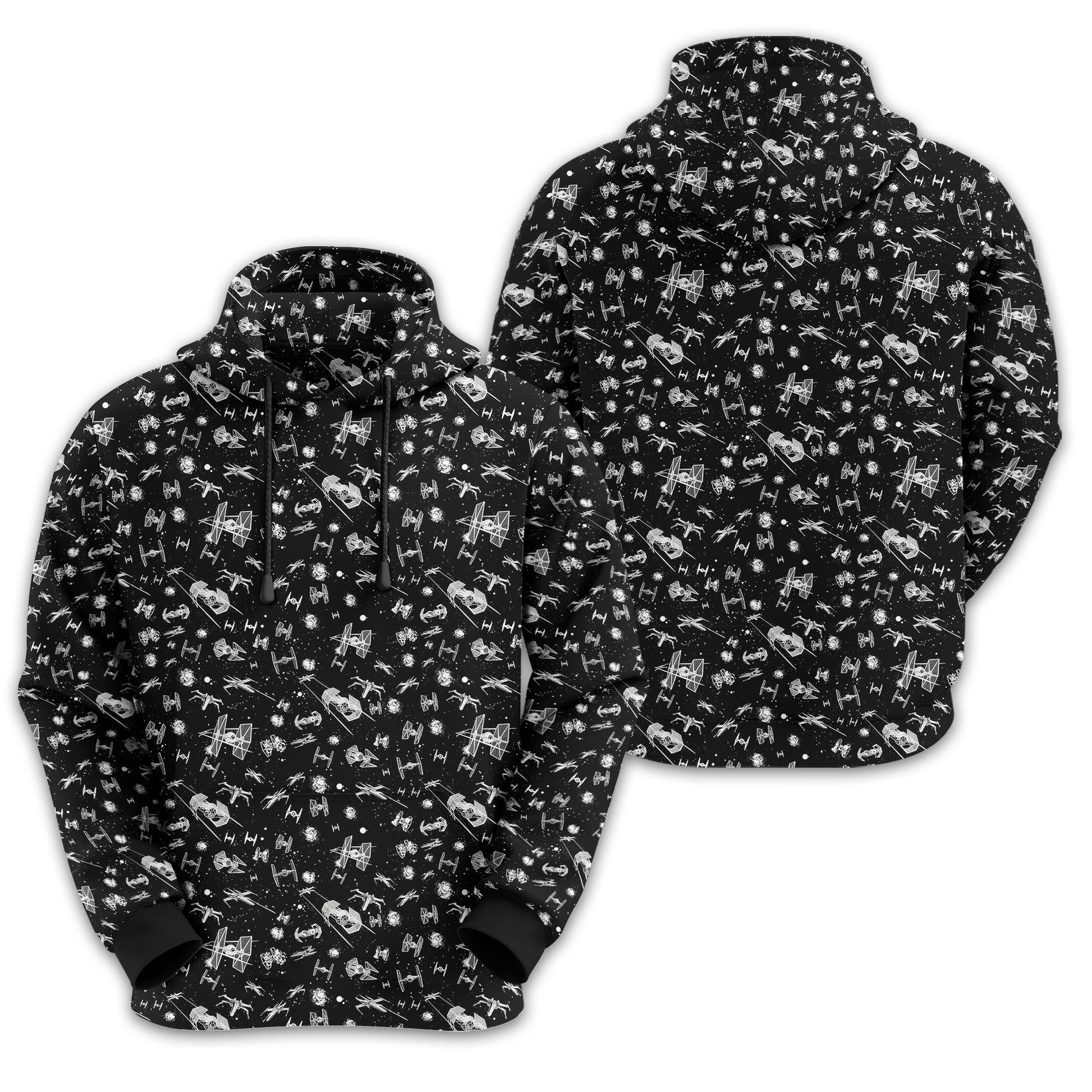 Black Galaxy Golf Polo Shirt, Gift For Golfers, Golf Gift For Men