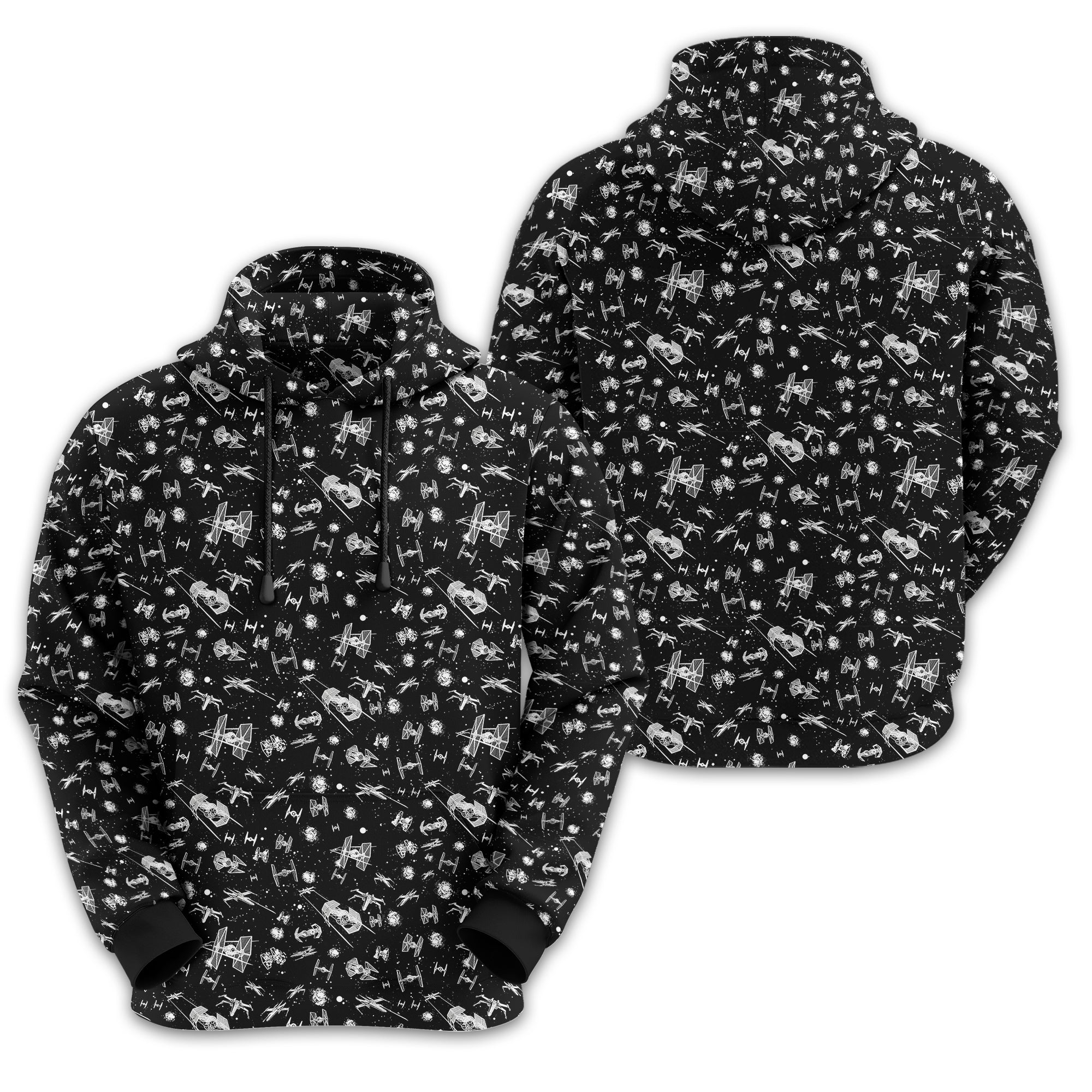 Black Galaxy Golf Polo Shirt, Gift For Golfers, Golf Gift For Men