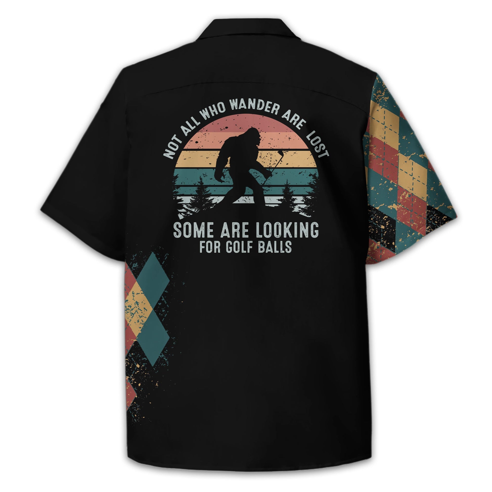 Not All Who Wander Are Lost Personalized Golf Polo Shirt, Golf Shirt For Men, Gift For Golfers