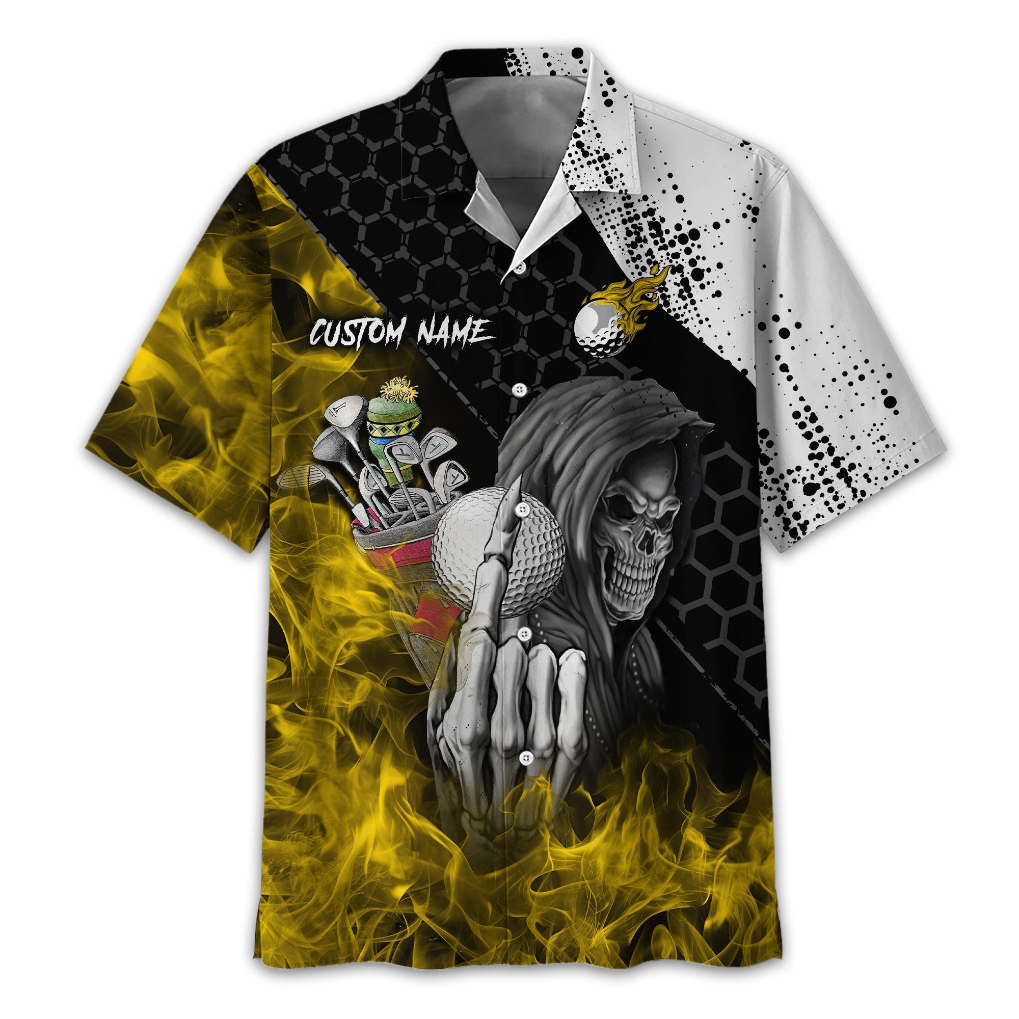 Hello Darkness My Old Friend Custom Golf Shirt, Present For Golfer