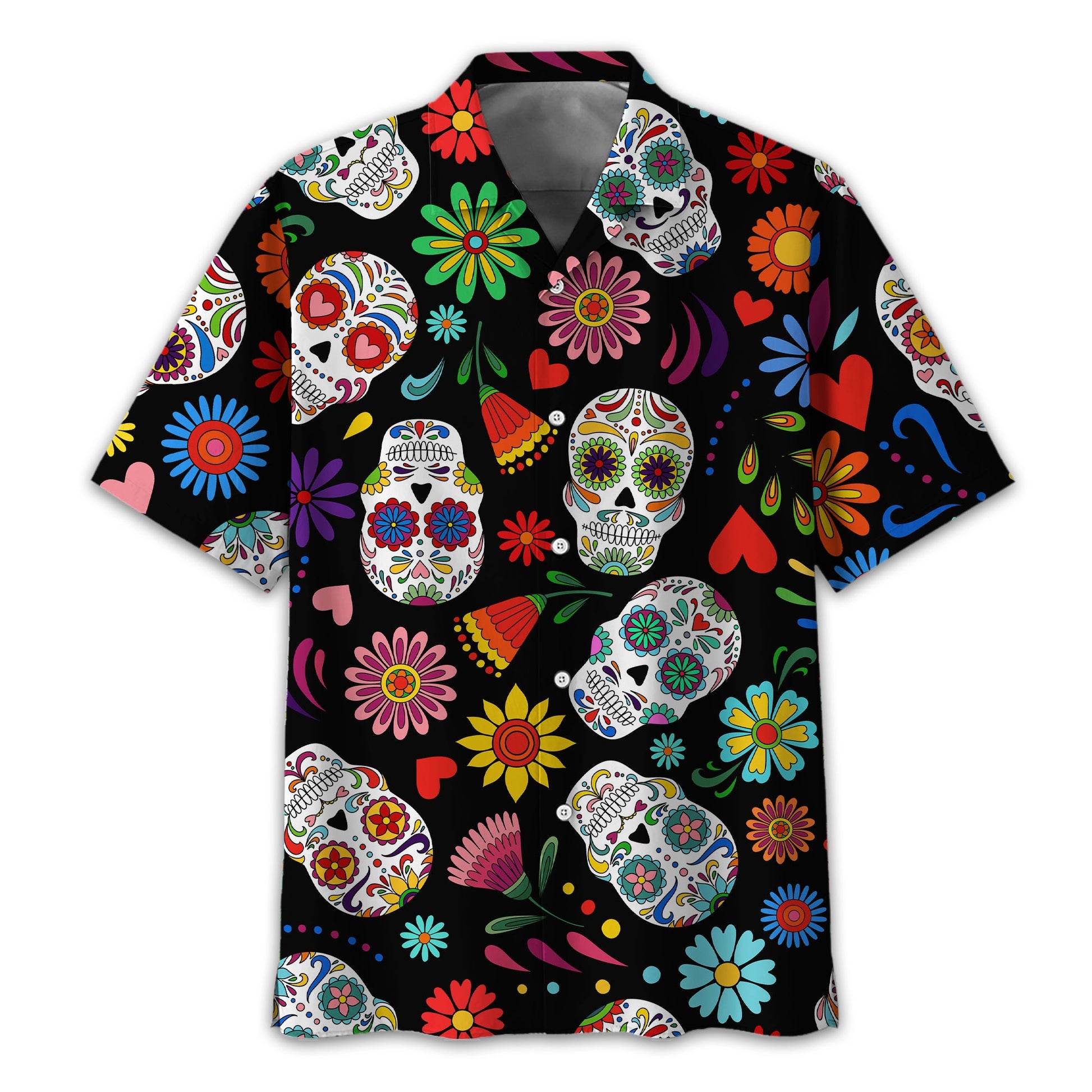 Fiesta Feeling Skull Men's Golf Polo Shirt, Funny Golf Shirt, Gift For Golfers