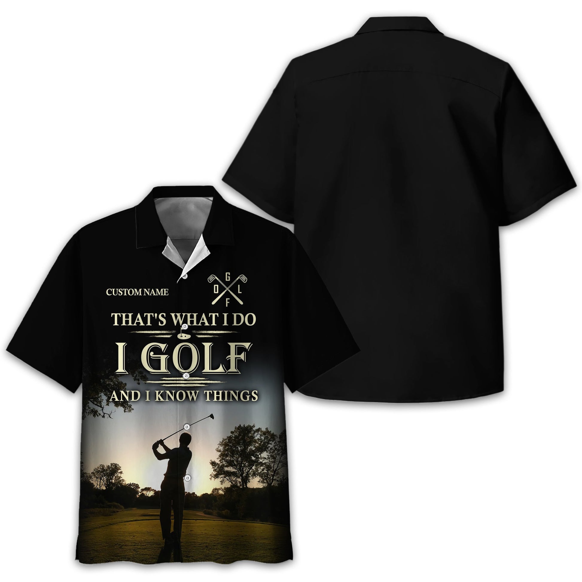 Thats What I Do I Golf, Personalized Golf Shirt, Unique Gift For Golfer
