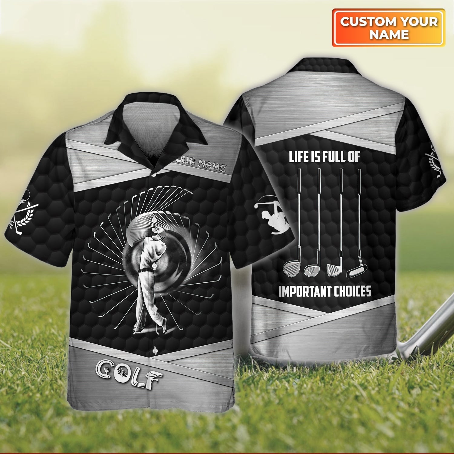 Life Is Full Of Important Choices - Personalized Name 3D Hawaiian Shirt