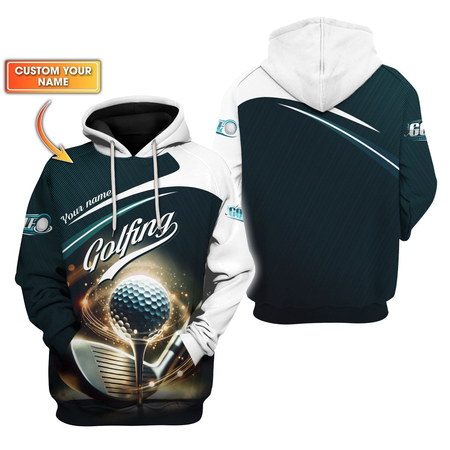 Custom Golf Polo Shirt, Golfing Apparel, Gift For Golfers