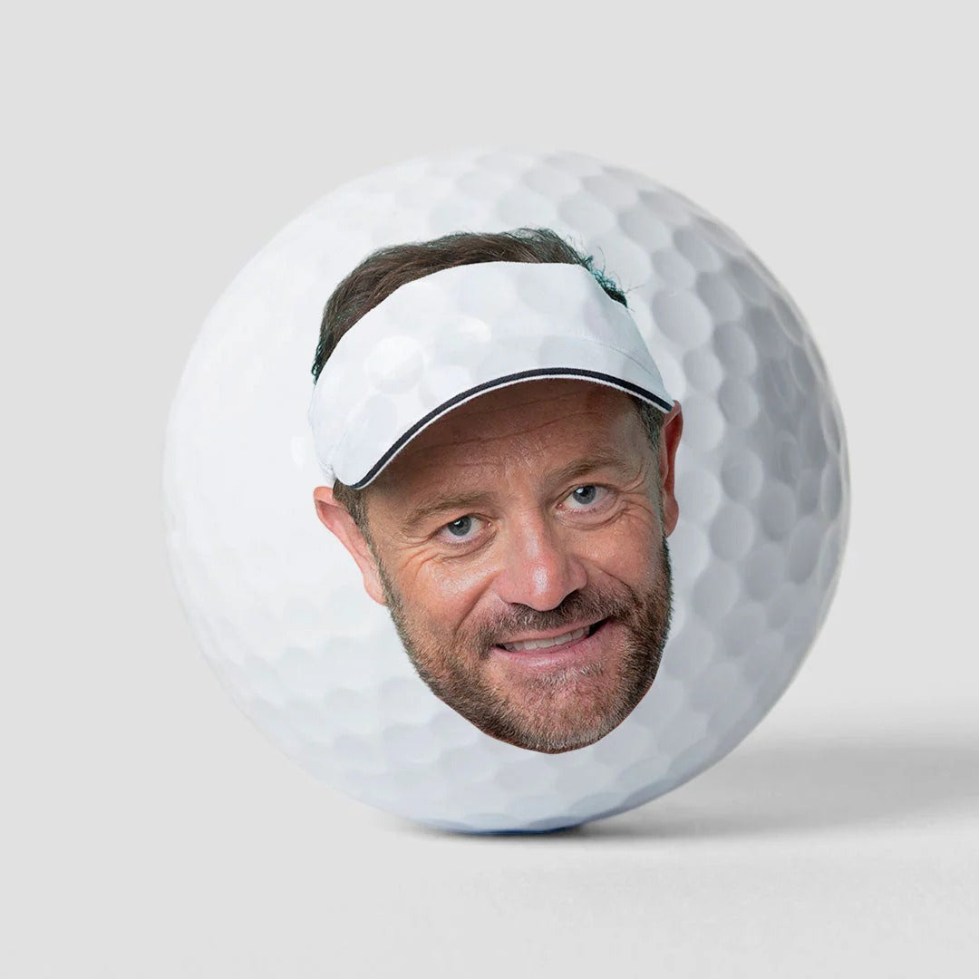 If Found Return To This Guy Custom Face Golf Balls, Funny Golf Balls, Gift For Dad