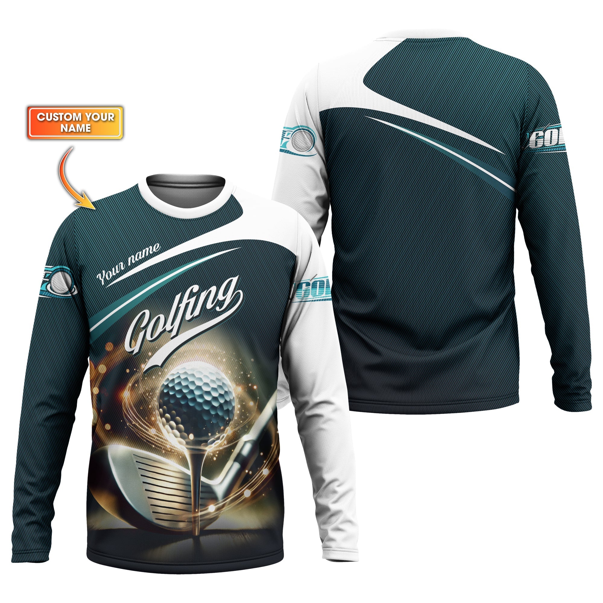 Custom Golf Polo Shirt, Golfing Apparel, Gift For Golfers