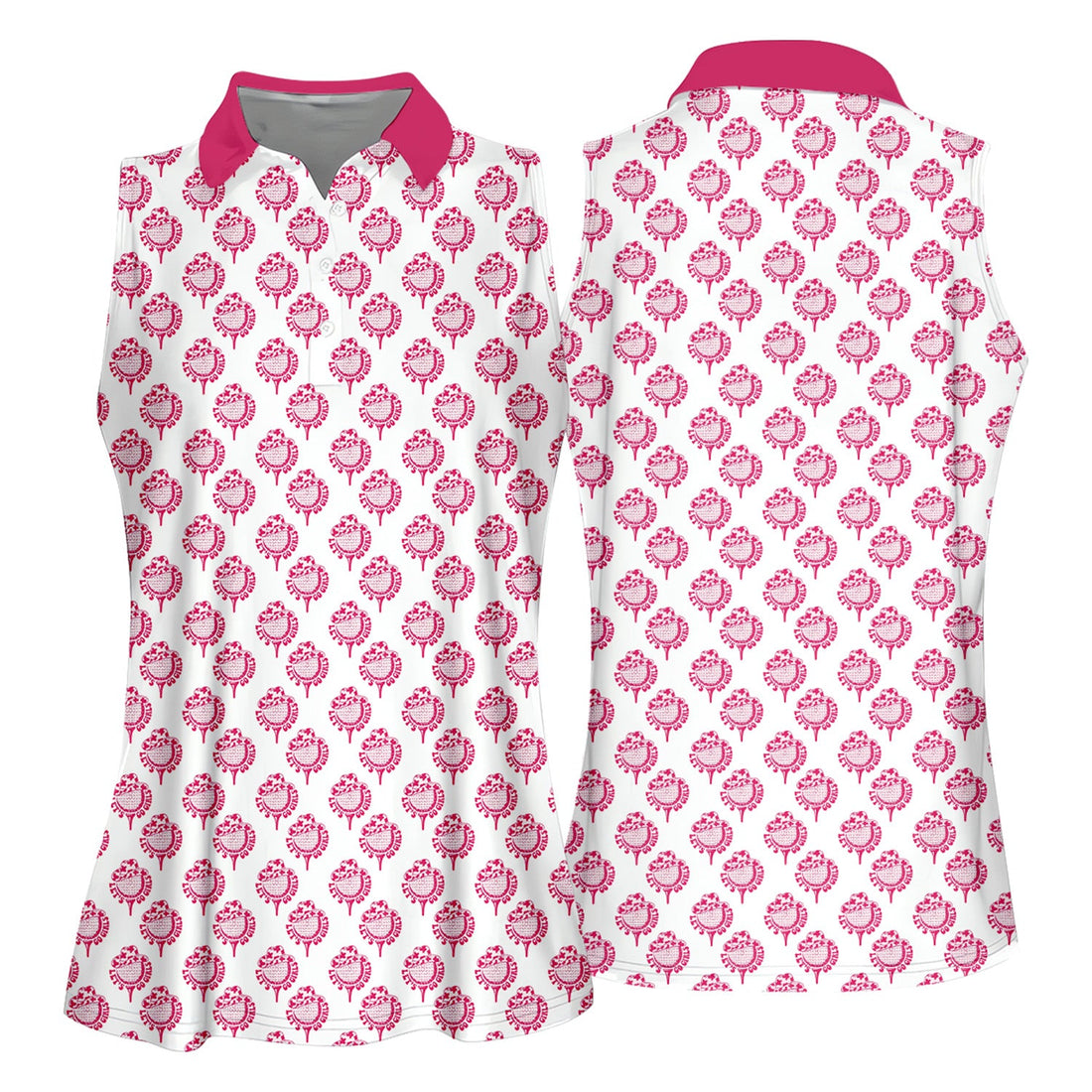 Let's Go Girls Womens Golf Polo Shirt, Golfing Apparel, Womens Golf Gifts