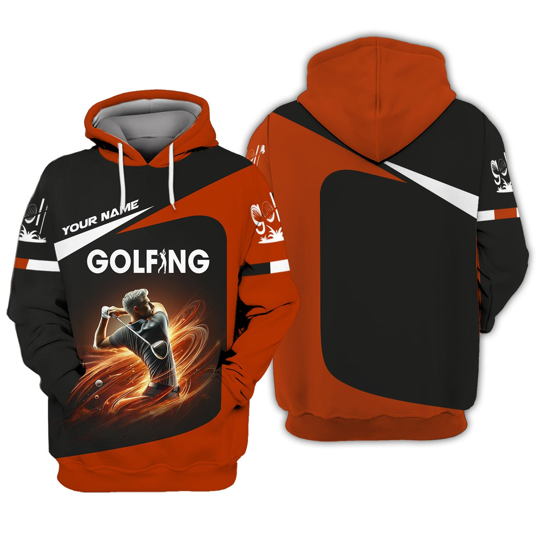 Golf Swing Trainer Custom Men's Golf Polo Shirt, Golfing Apparel, Gift For Golfers