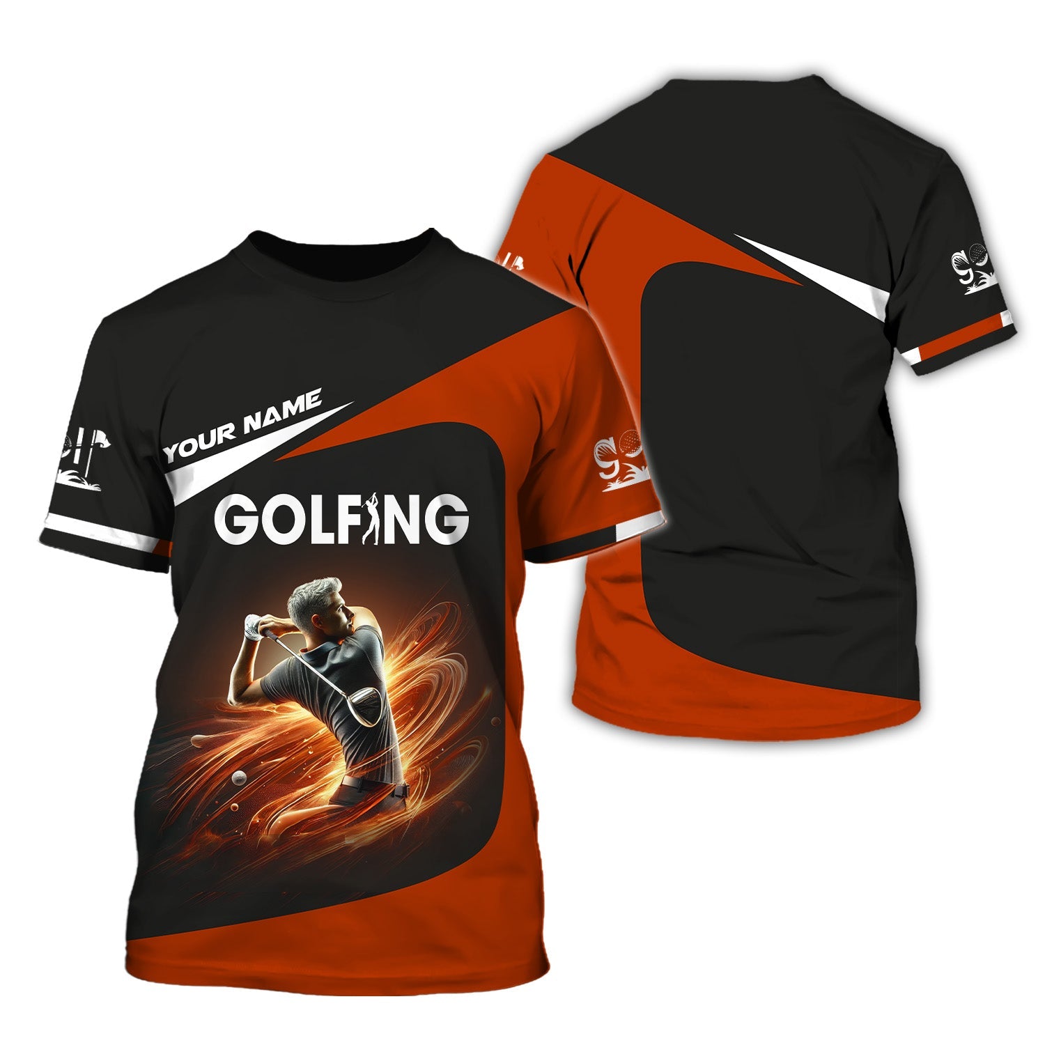 Golf Swing Trainer Custom Men's Golf Polo Shirt, Golfing Apparel, Gift For Golfers