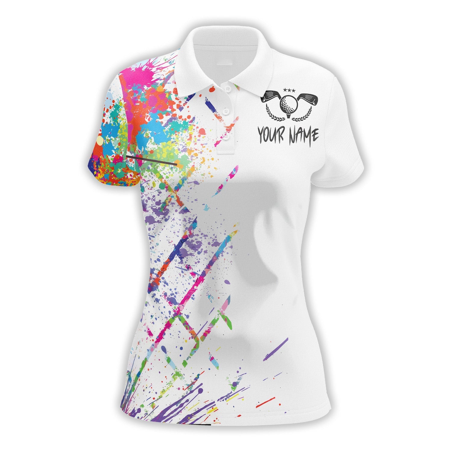 Swing Swear Drink Repeat Custom Womens Golf Polo Shirt, Golfing Apparel, Womens Golf Gifts
