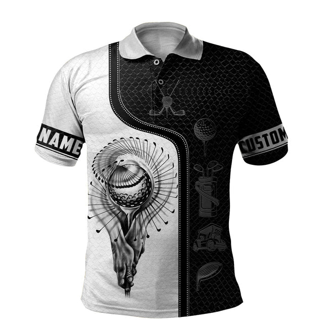 Golf Swing Custom Golf Polo Shirt, Golf Apparel, Golf Gift For Men