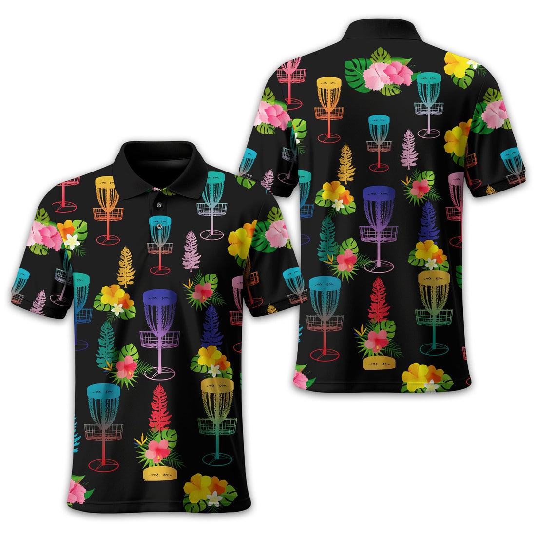 Disc Golf CustomGolf Polo Shirt, Gift For Golfers, Golf Gift For Men