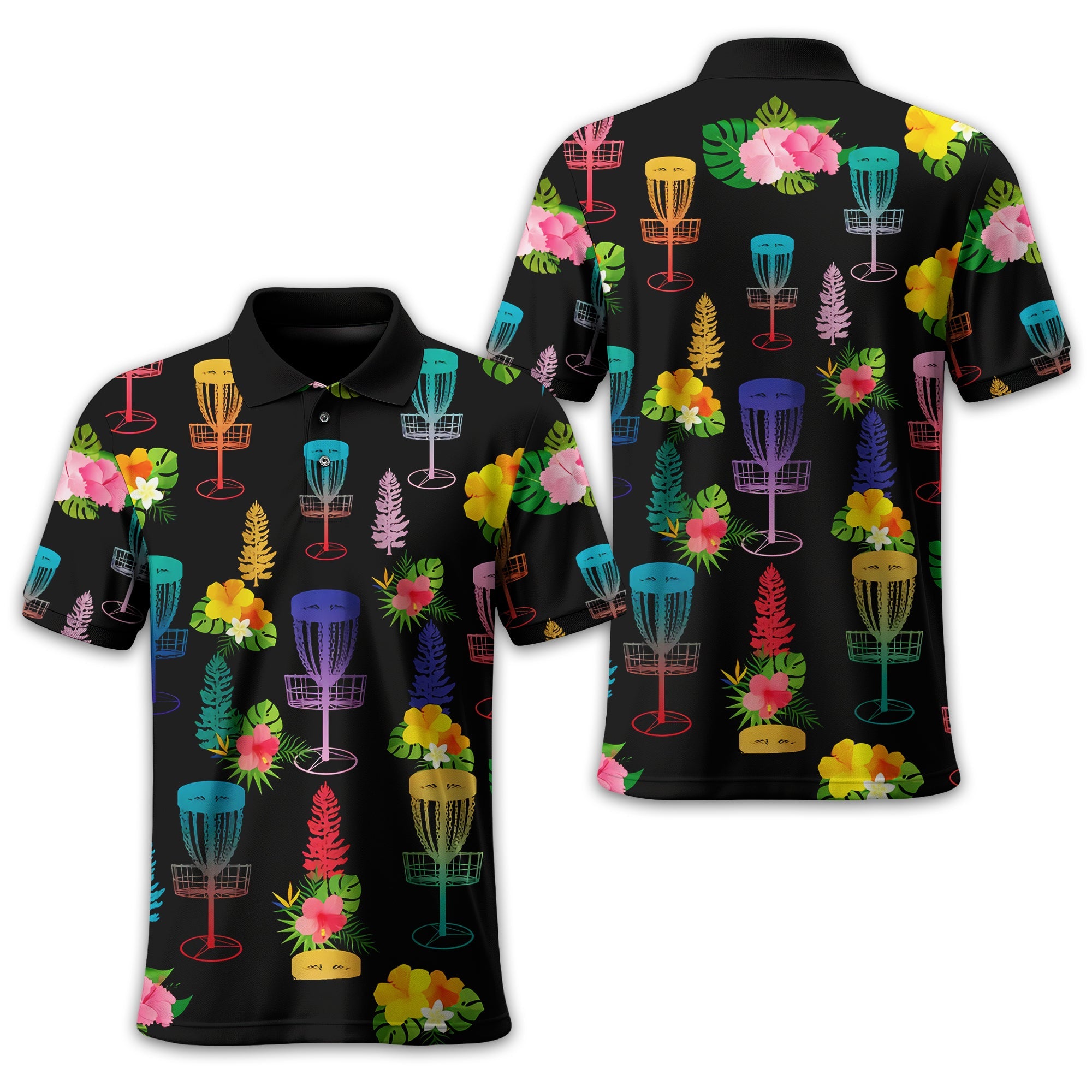 Disc Golf CustomGolf Polo Shirt, Gift For Golfers, Golf Gift For Men