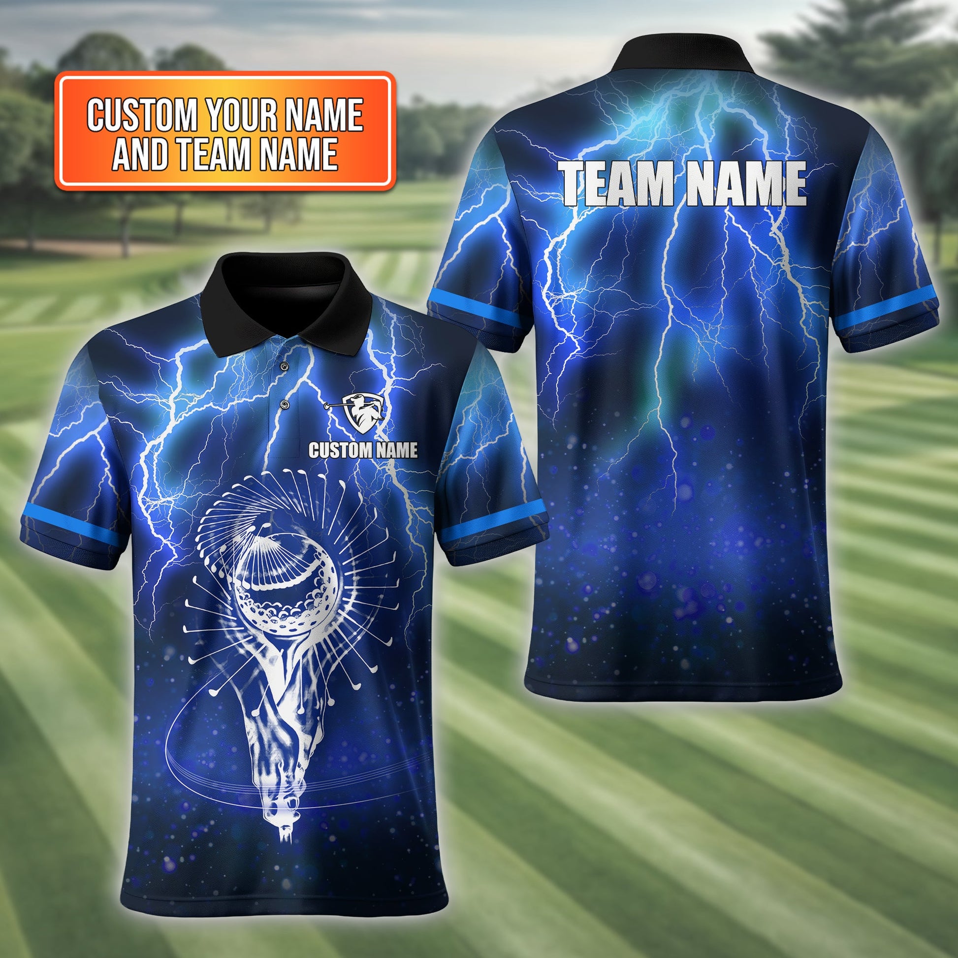 Custom Men's Golf Polo Shirt, Golfing Apparel, Golf Shirt With Team Name, Gift For Golfers