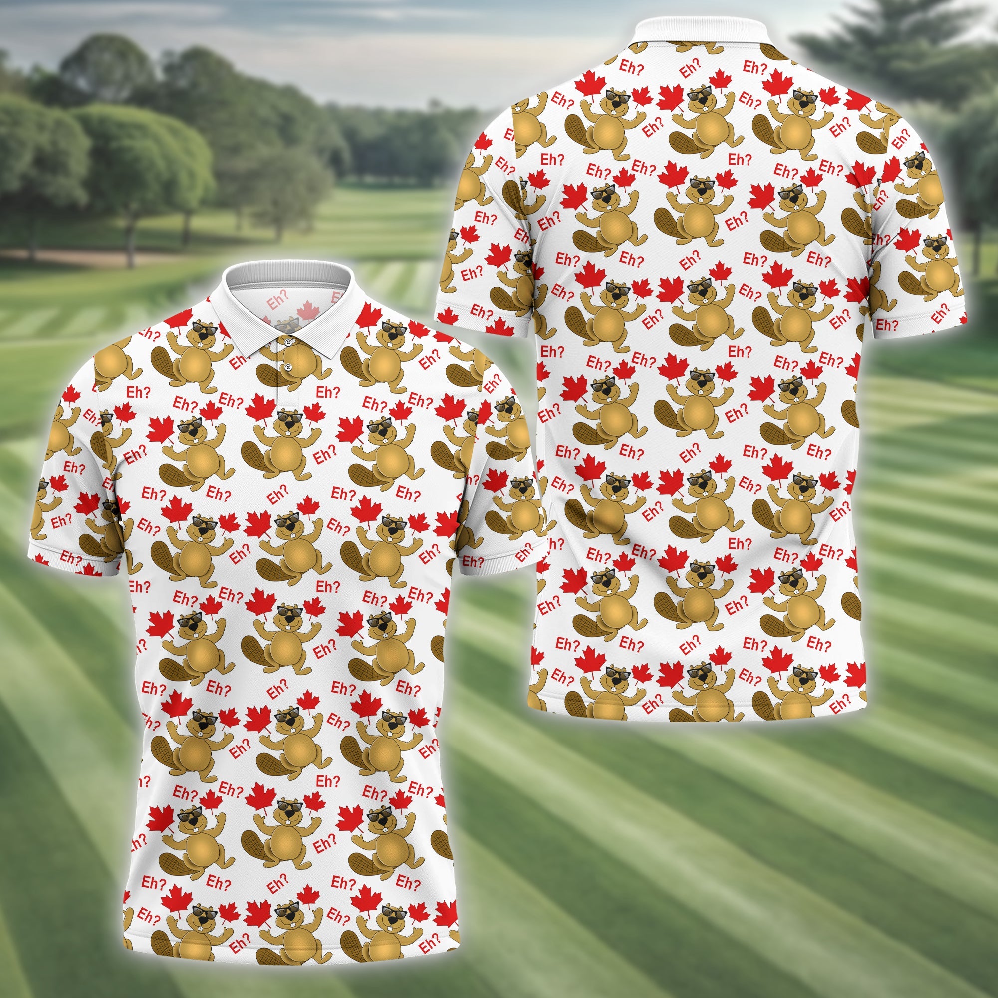 Hey Dude! Golfing Men's Golf Polo Shirt, Golfing Apparel, Mens Golf Gift