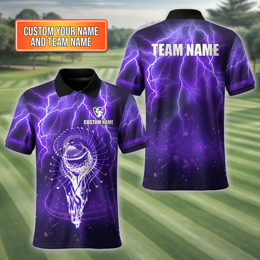 Custom Men's Golf Polo Shirt, Golfing Apparel, Golf Shirt With Team Name, Gift For Golfers