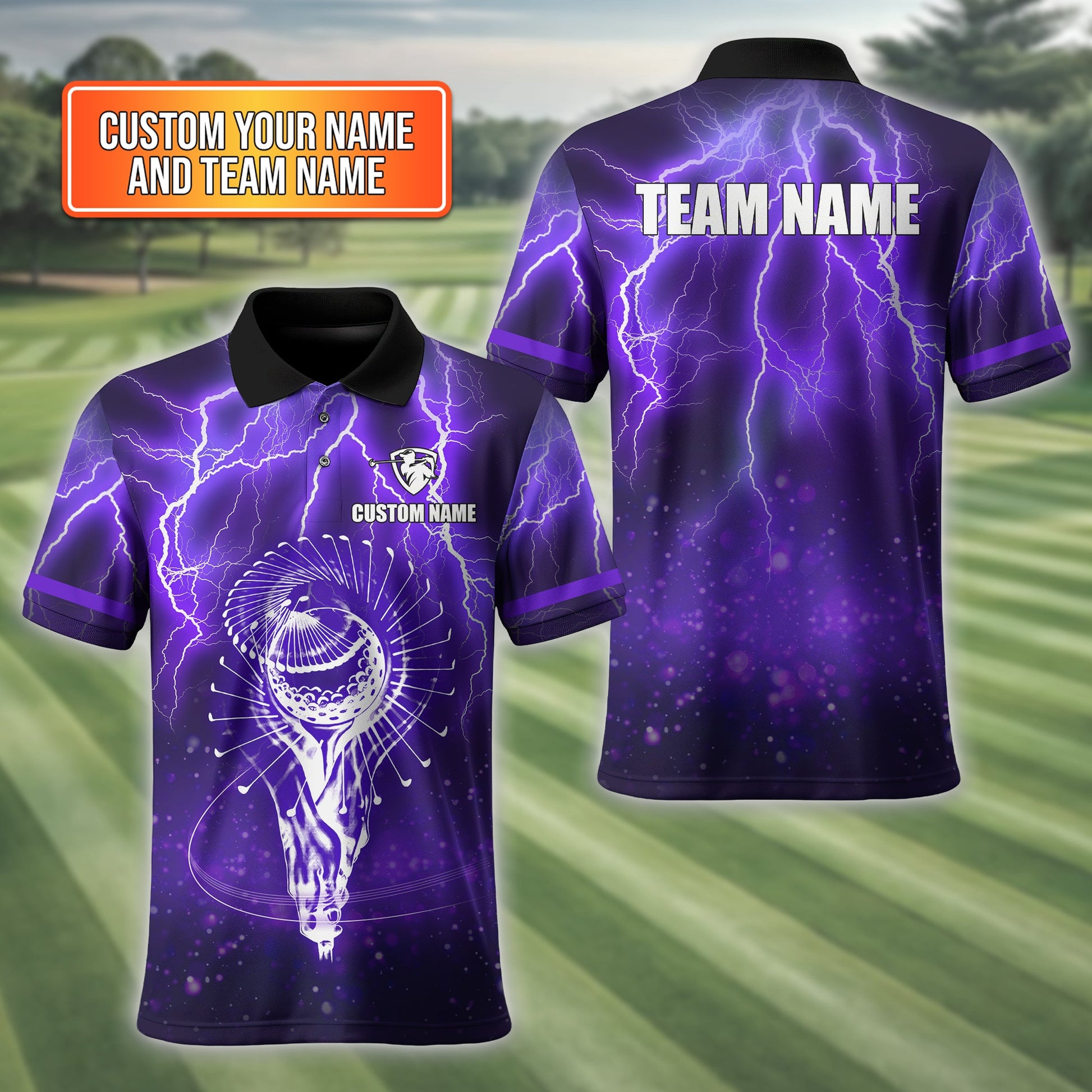 Custom Men's Golf Polo Shirt, Golfing Apparel, Golf Shirt With Team Name, Gift For Golfers