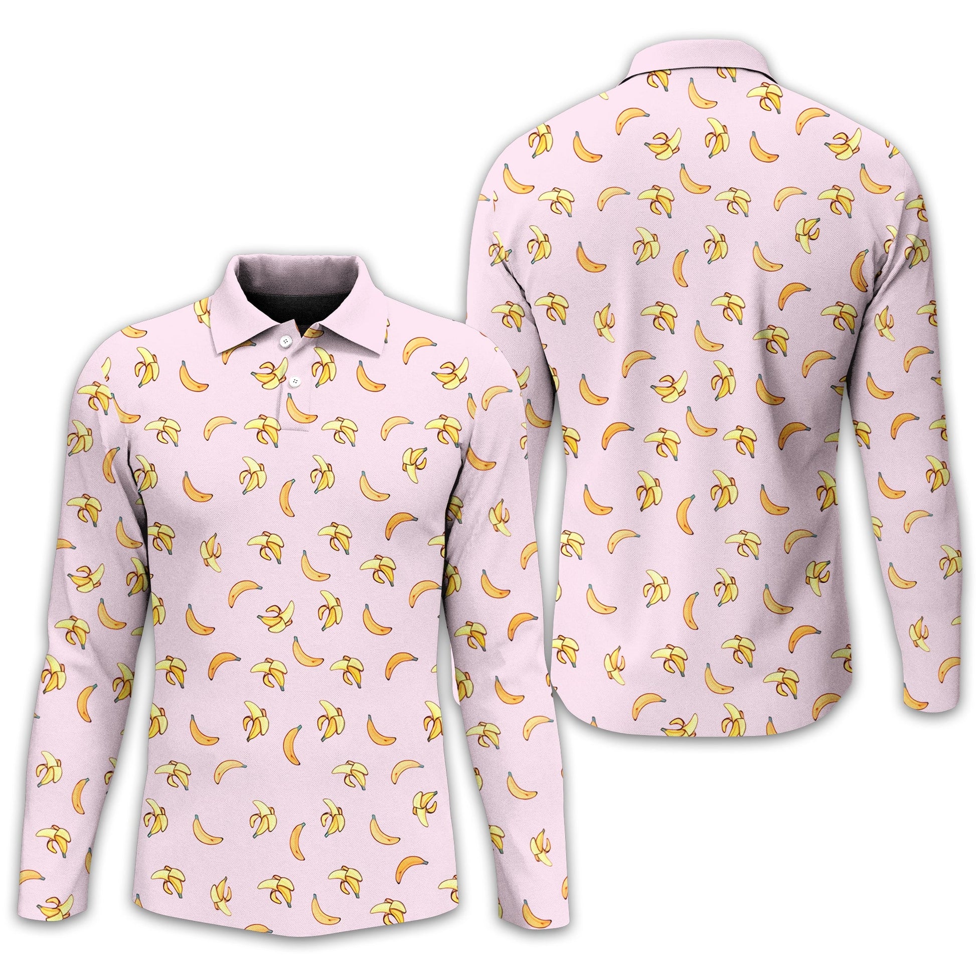 Banana Men's Golf Polo Shirt, Funny Golf Shirt, Gift For Golfers