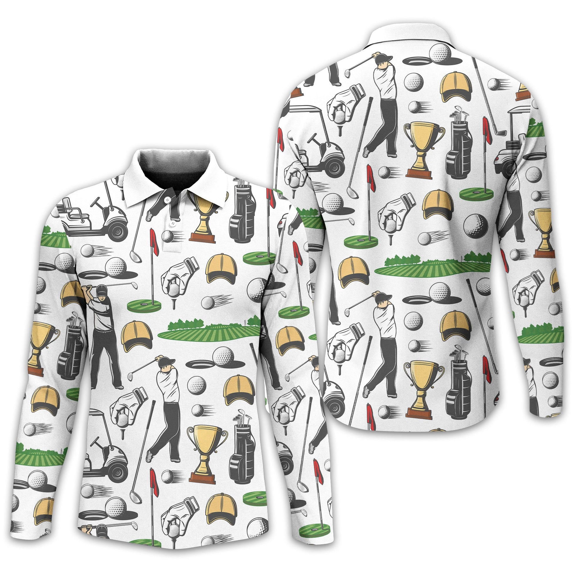 Equipment Men's Golf Polo Shirt, Funny Golf Shirt, Gift For Golfers