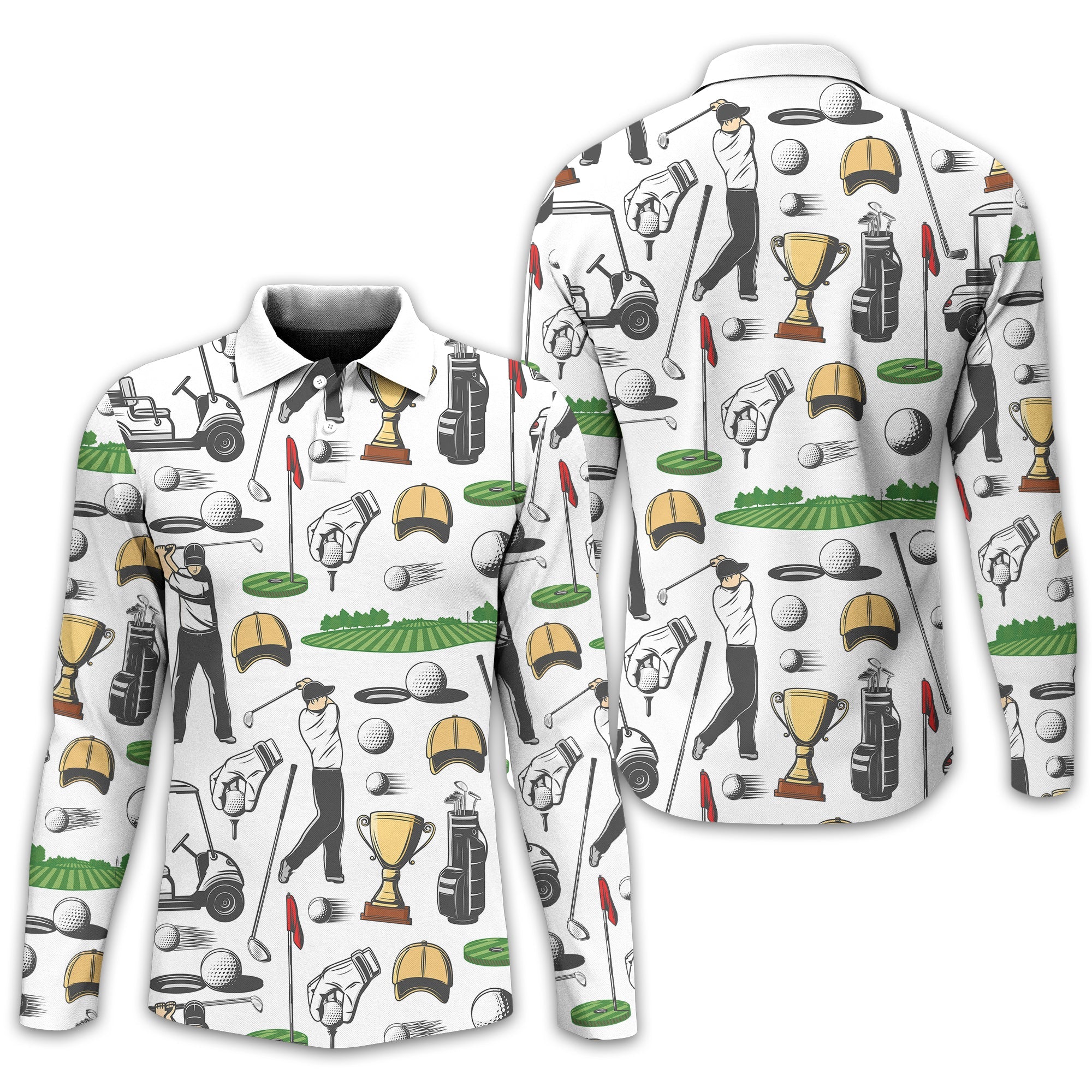 Equipment Men's Golf Polo Shirt, Funny Golf Shirt, Gift For Golfers