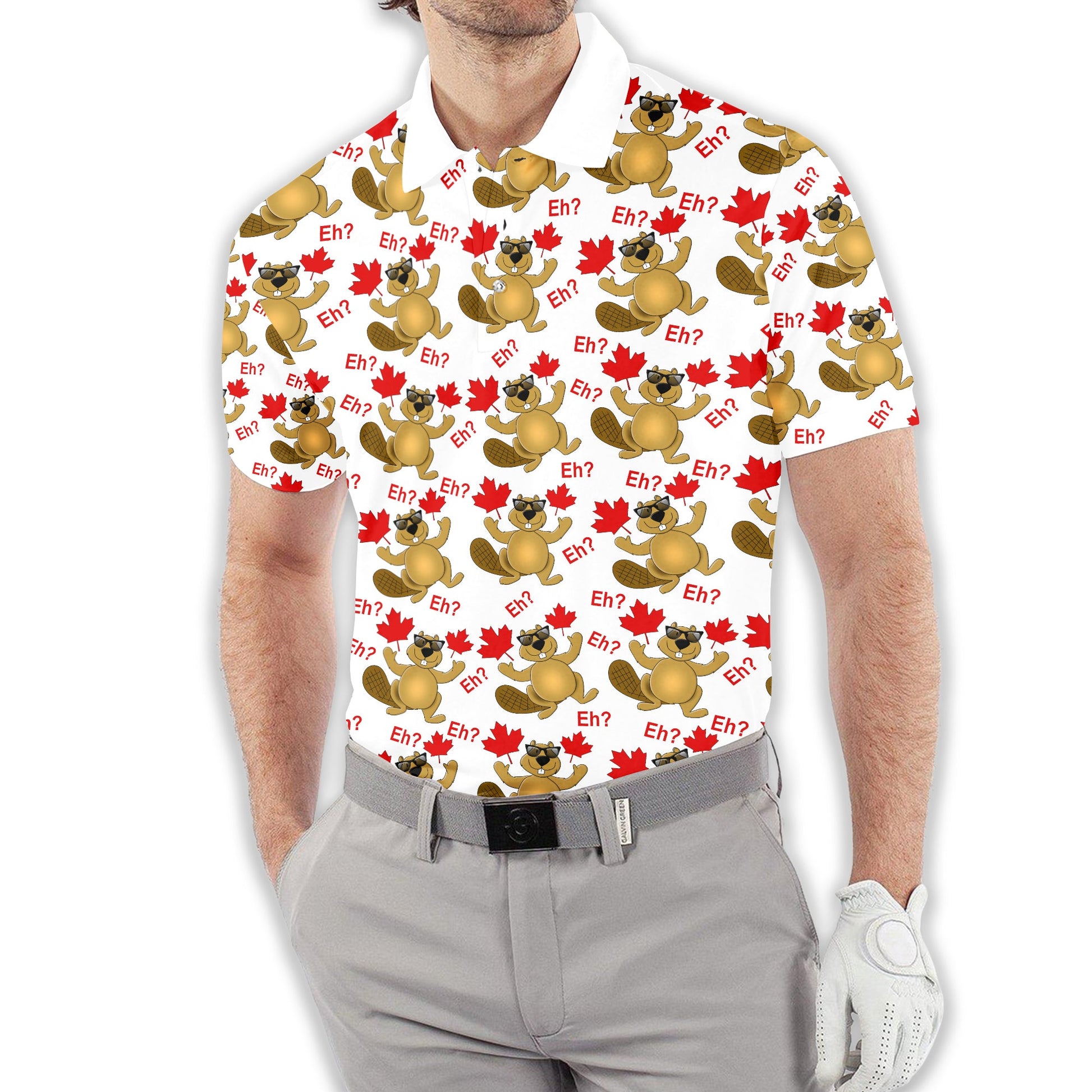 Hey Dude! Golfing Men's Golf Polo Shirt, Golfing Apparel, Mens Golf Gift