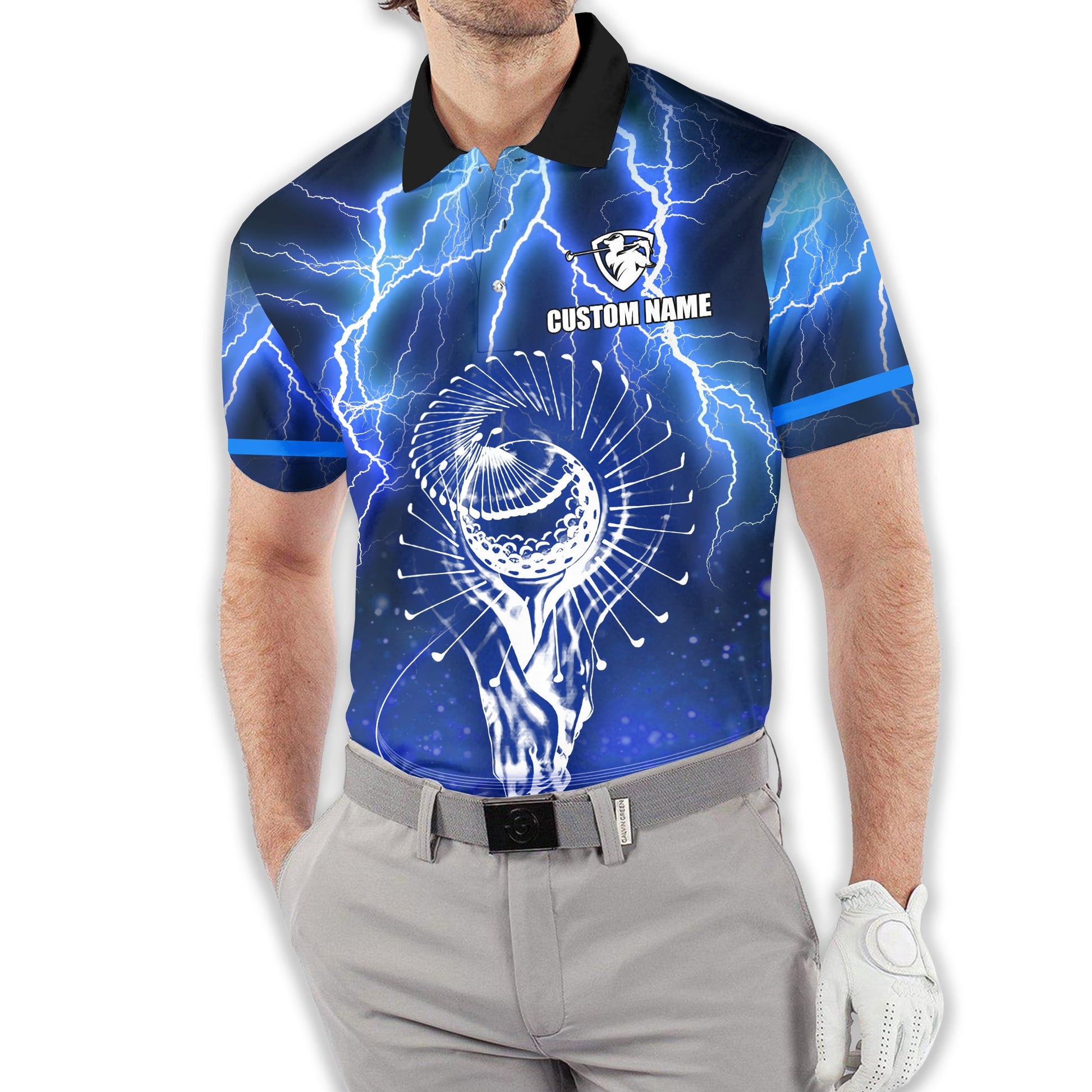 Custom Men's Golf Polo Shirt, Golfing Apparel, Golf Shirt With Team Name, Gift For Golfers