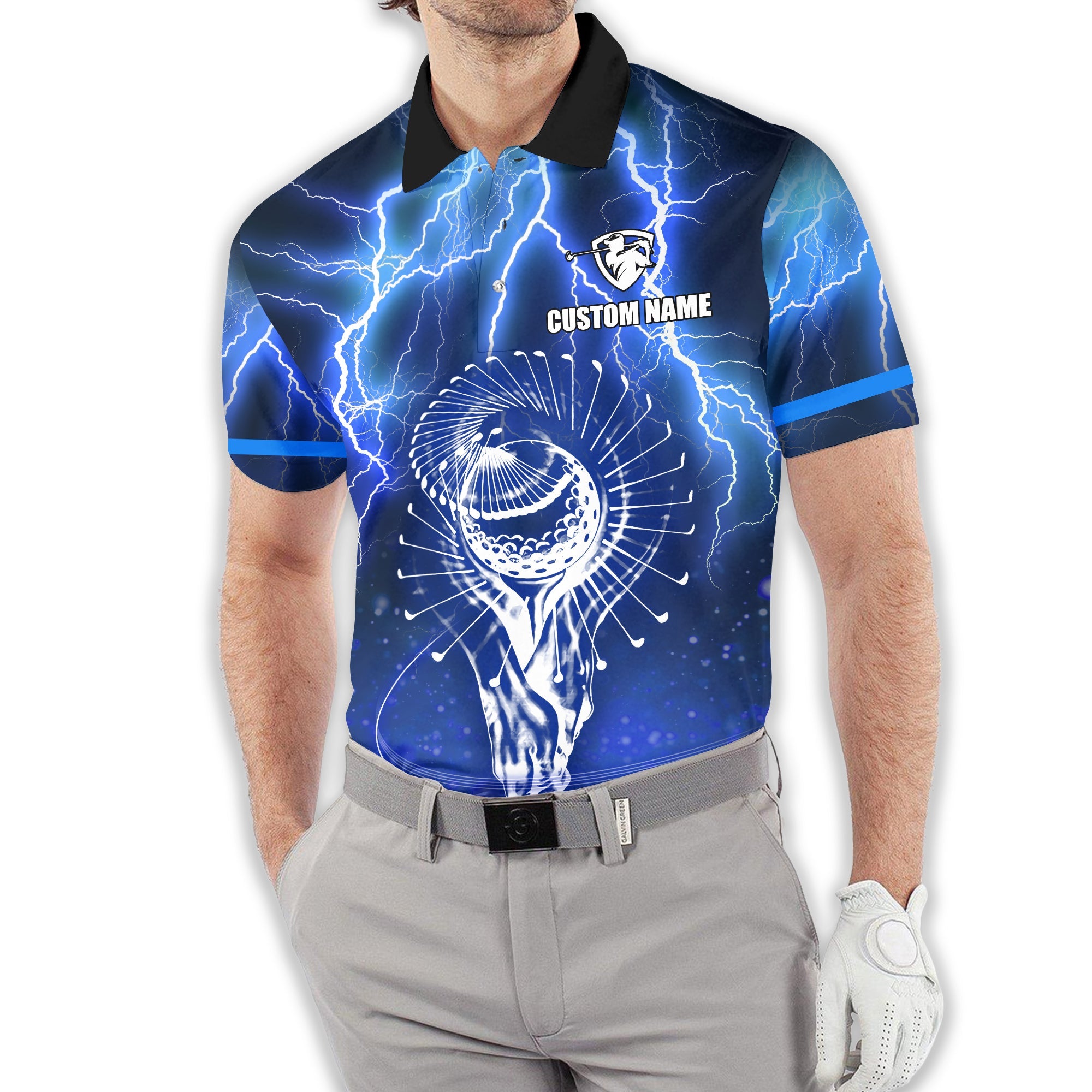 Custom Men's Golf Polo Shirt, Golfing Apparel, Golf Shirt With Team Name, Gift For Golfers