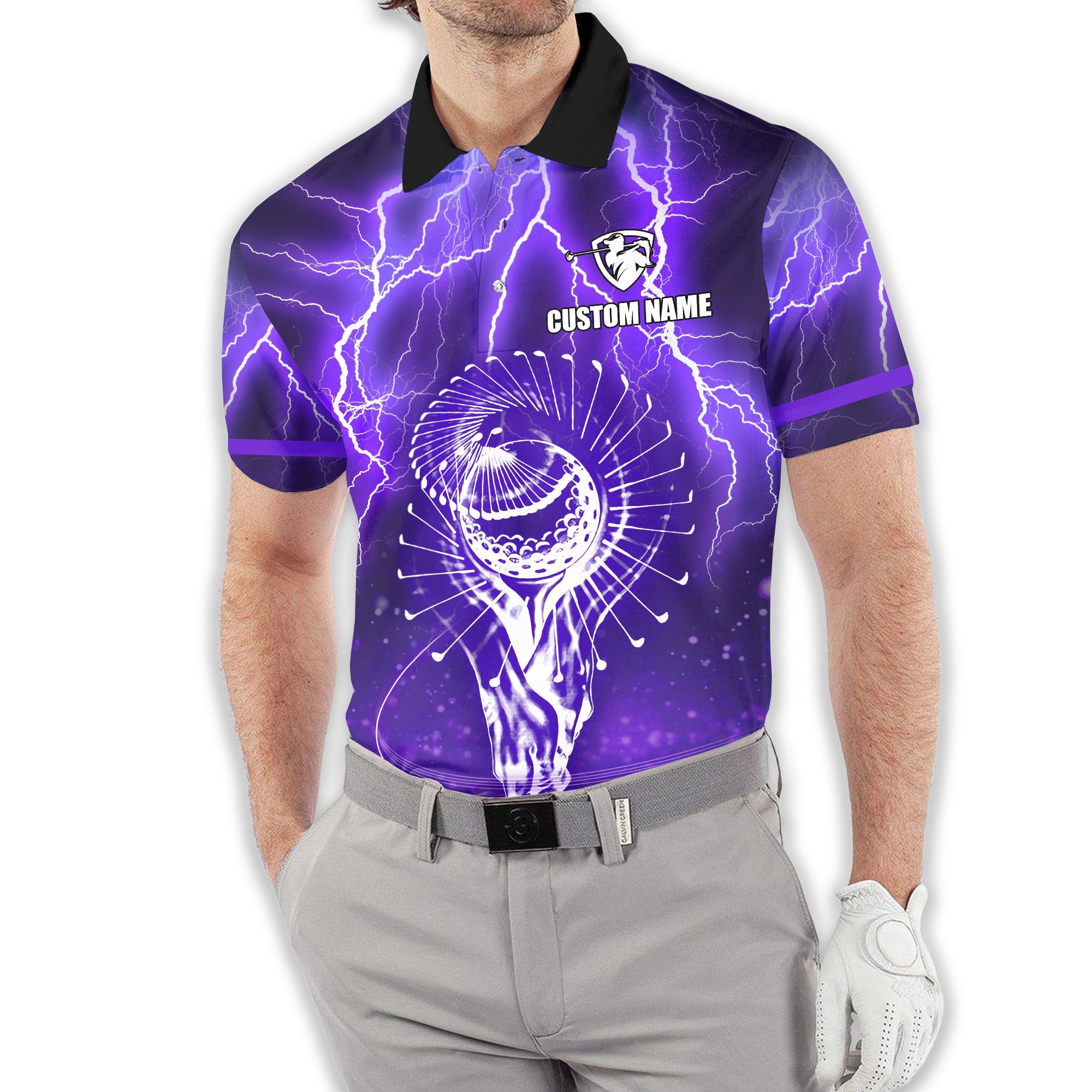 Custom Men's Golf Polo Shirt, Golfing Apparel, Golf Shirt With Team Name, Gift For Golfers