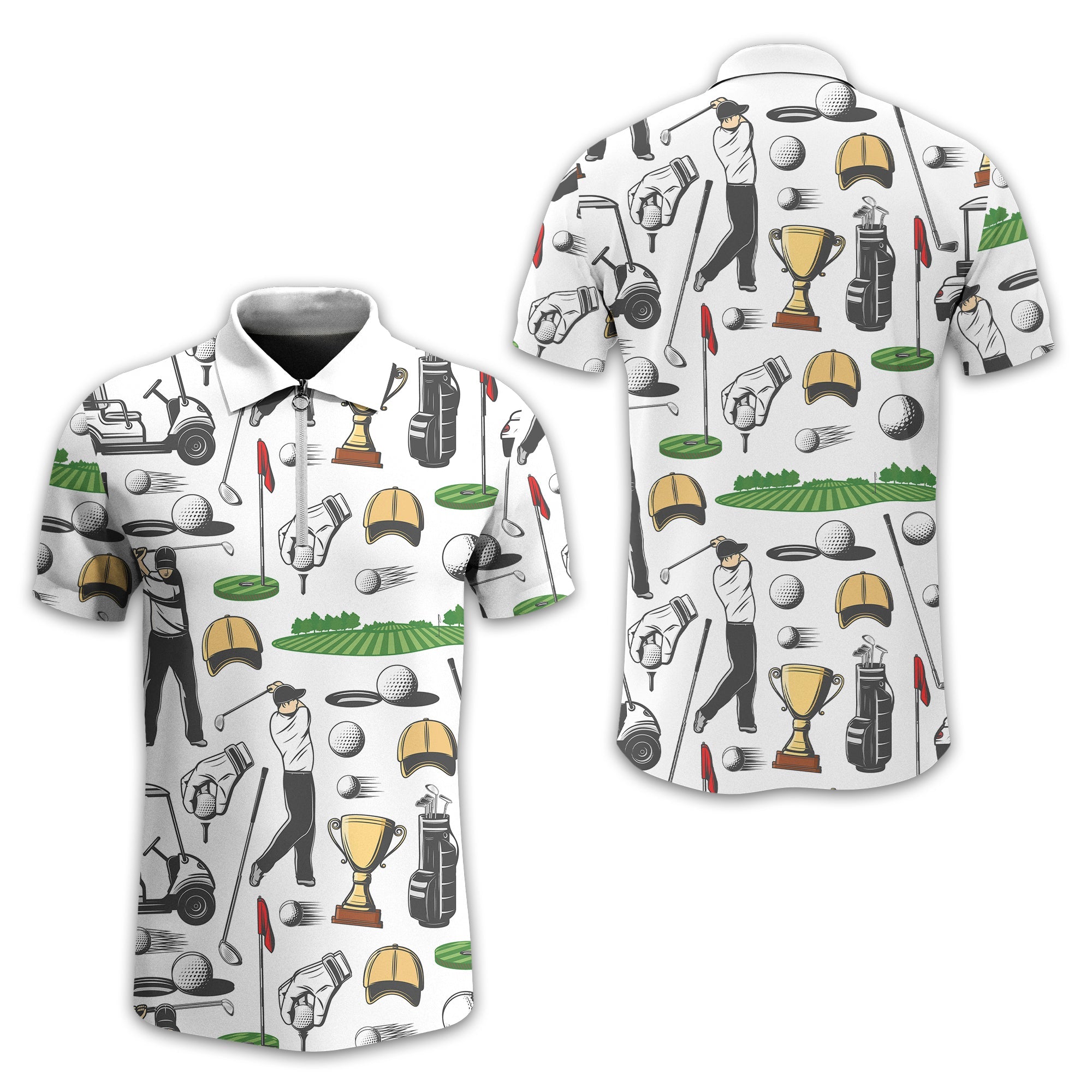 Equipment Men's Golf Polo Shirt, Funny Golf Shirt, Gift For Golfers