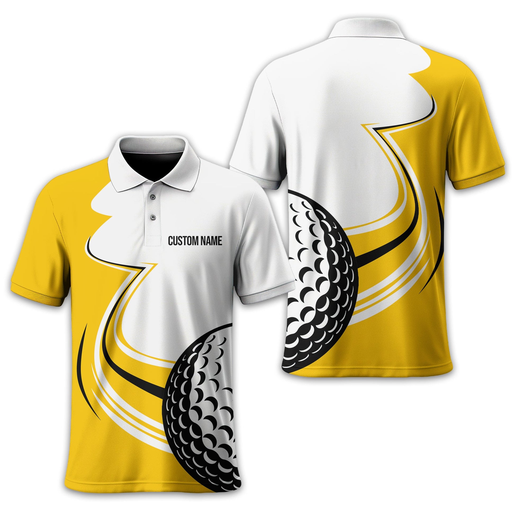 Personalized Golf Polo Shirt, Golf Shirt For Men, Gift For Golfers