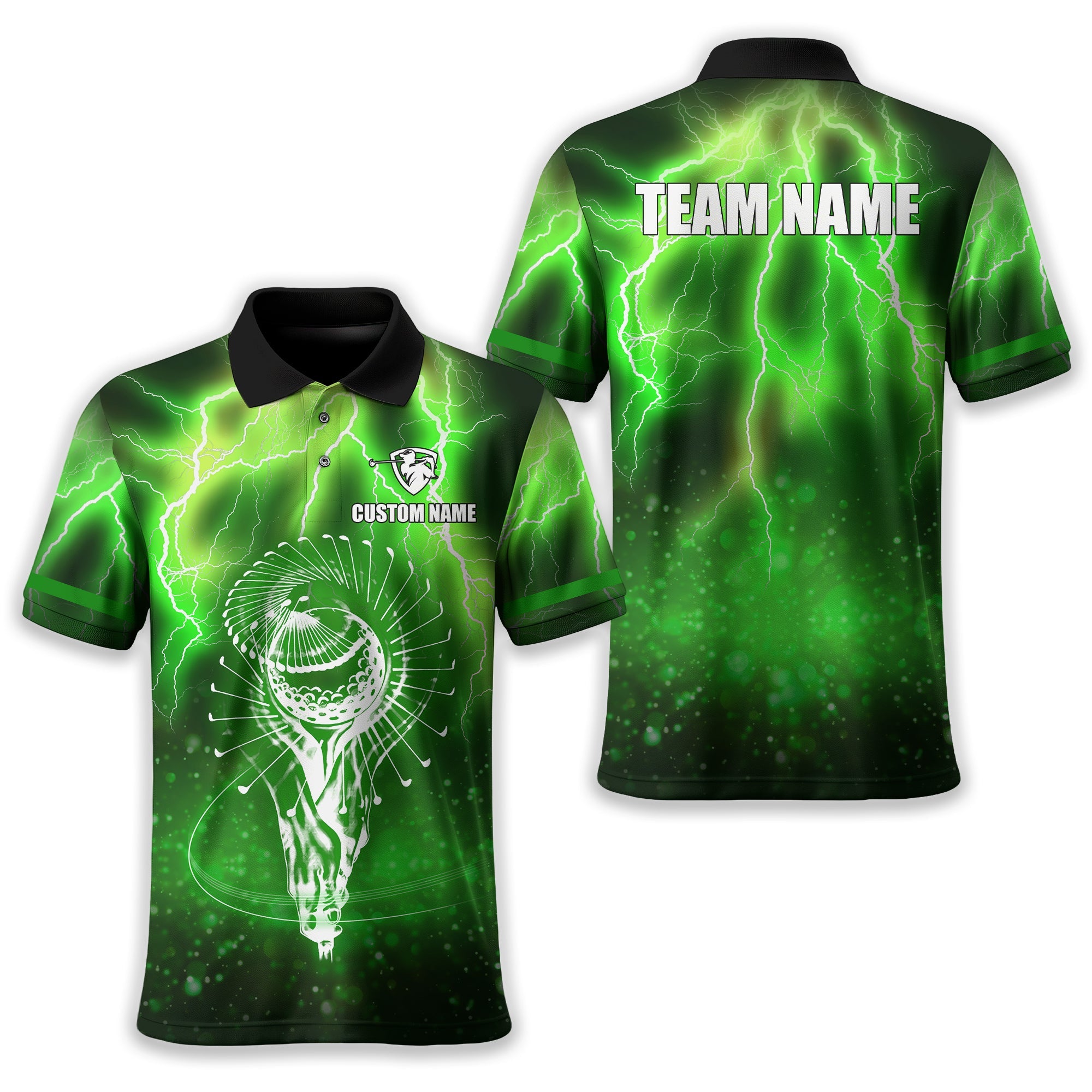 Custom Men's Golf Polo Shirt, Golfing Apparel, Golf Shirt With Team Name, Gift For Golfers