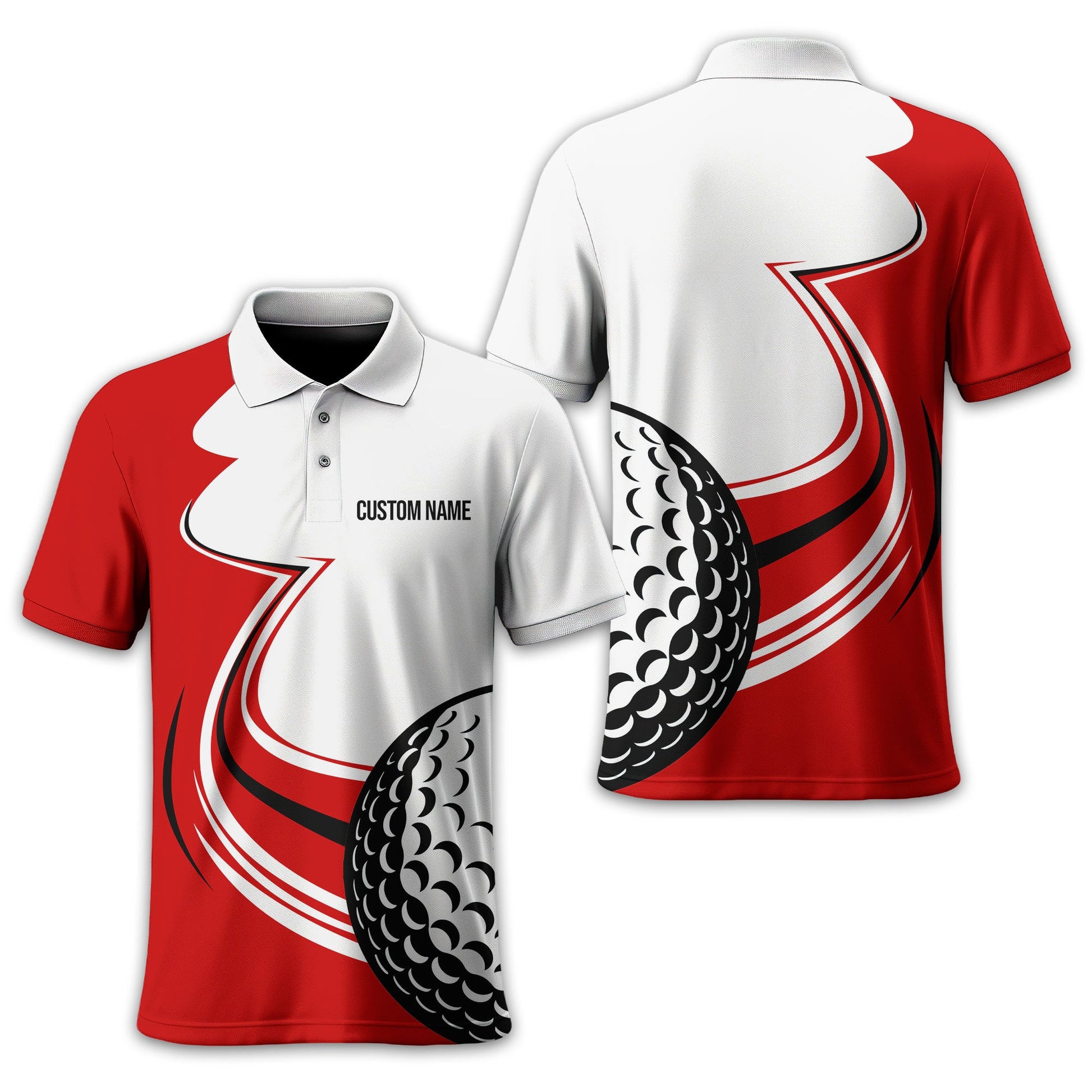 Personalized Golf Polo Shirt, Golf Shirt For Men, Gift For Golfers