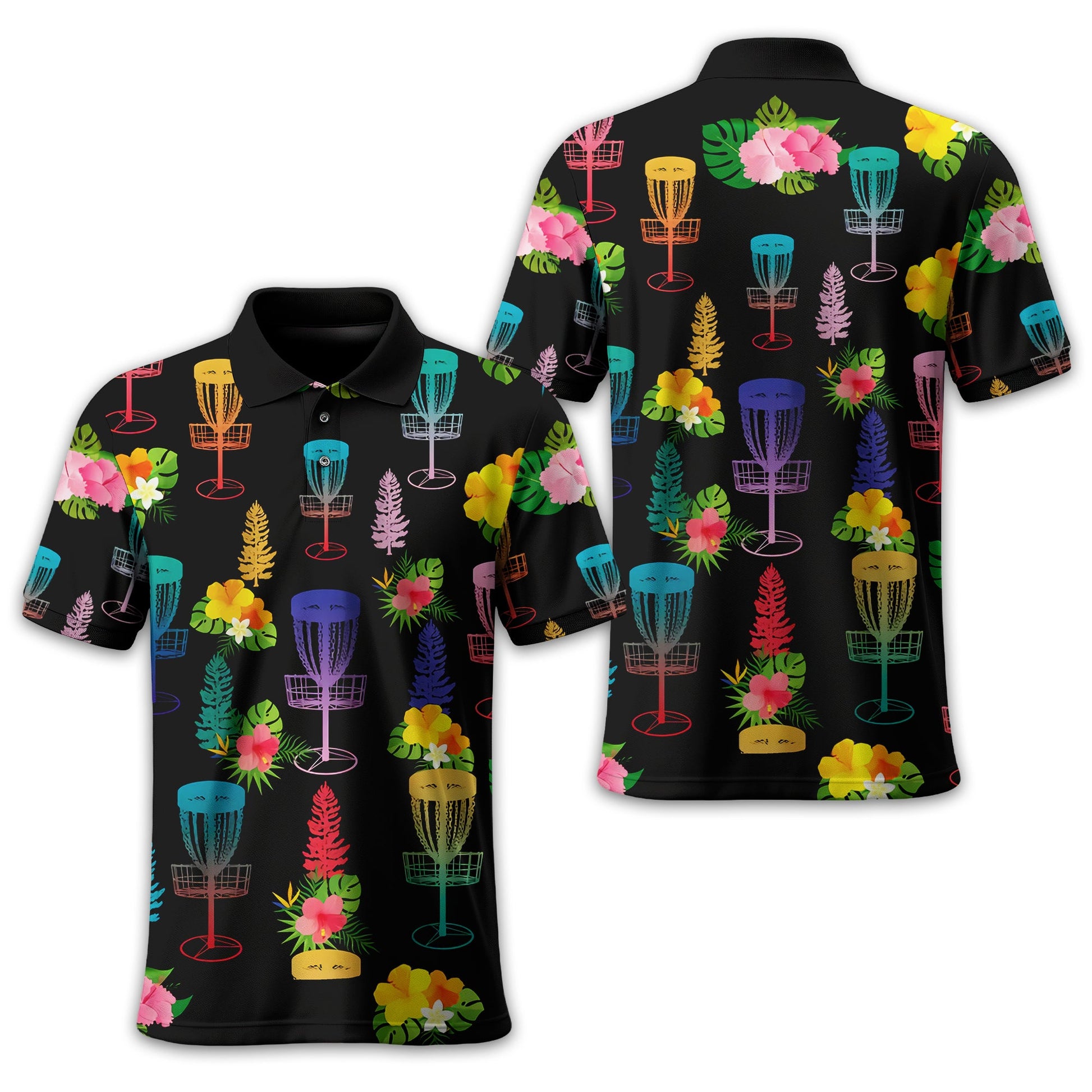 Disc Golf CustomGolf Polo Shirt, Gift For Golfers, Golf Gift For Men