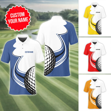 Personalized Golf Polo Shirt, Golf Shirt For Men, Gift For Golfers
