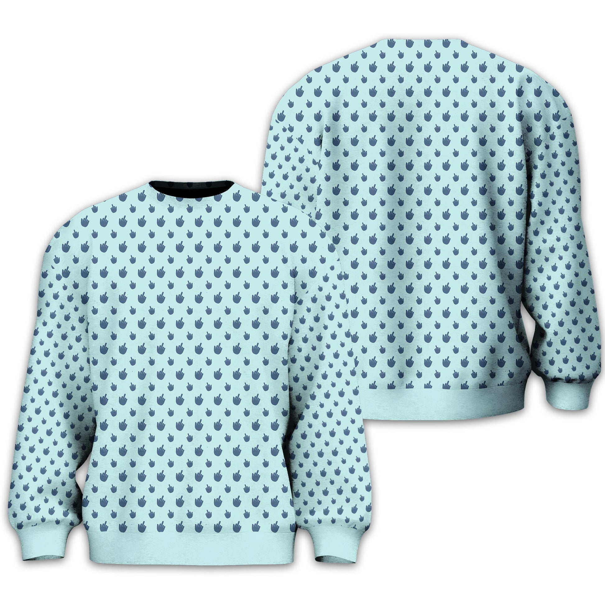 Middle Finger Funny Golf Polo Shirt, Gift For Golfers, Golf Gift For Him