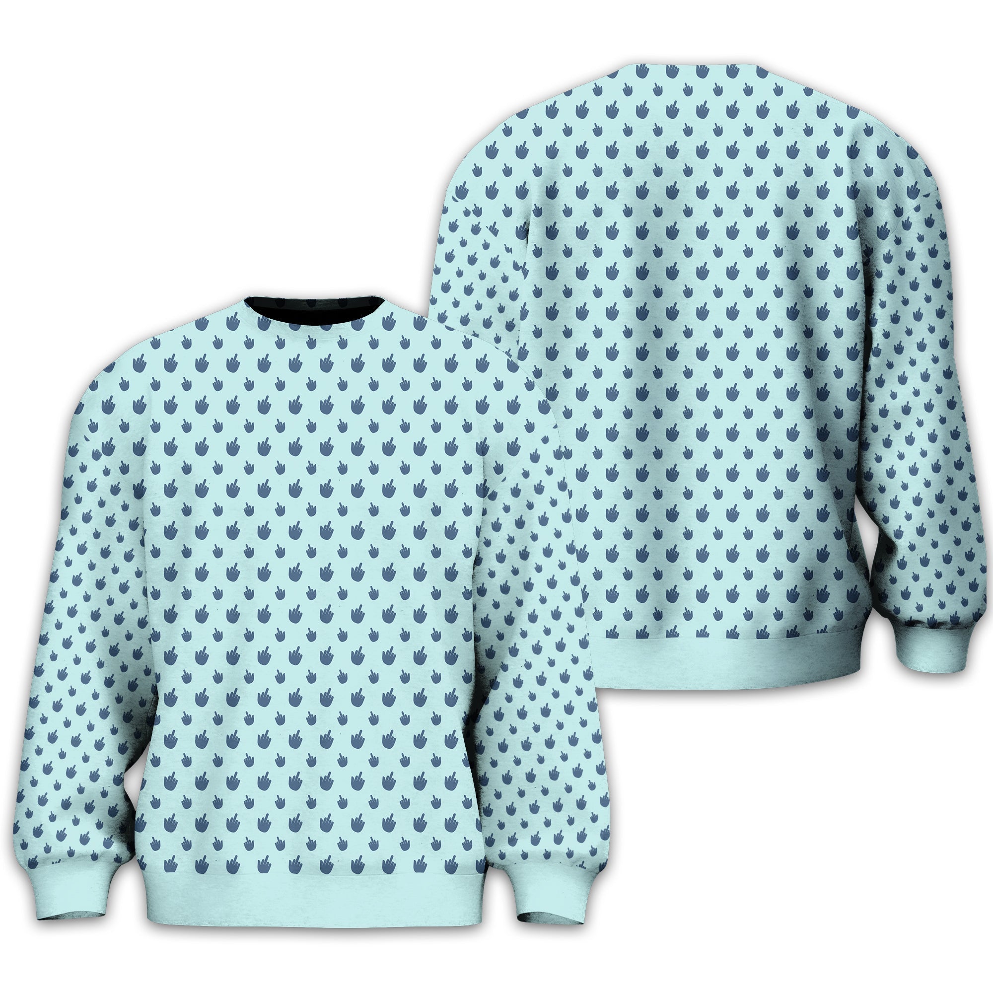 Middle Finger Funny Golf Polo Shirt, Gift For Golfers, Golf Gift For Him