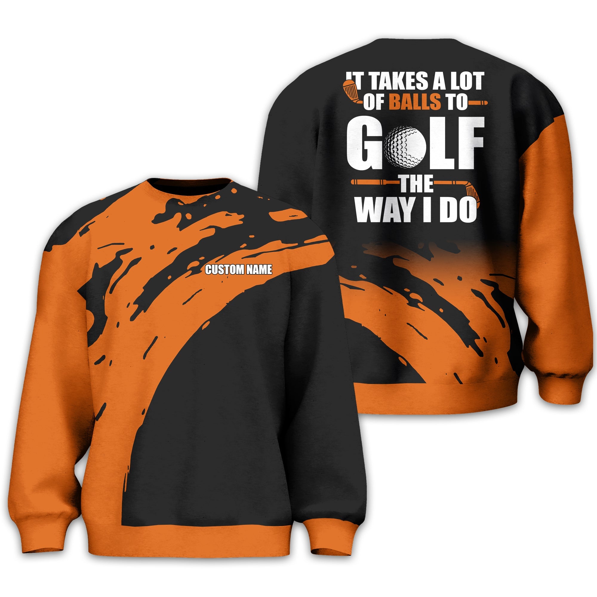 It Takes A Lot Of Balls To Golf The Way I Do Personalized Golf Polo Shirt, Golf Shirt For Men, Gift For Golfers
