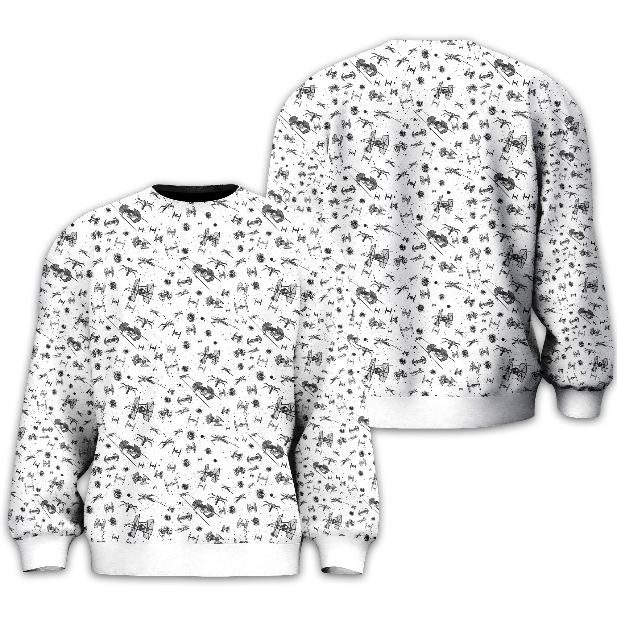 White Galaxy Golf Polo Shirt, Gift For Golfers, Golf Gift For Men