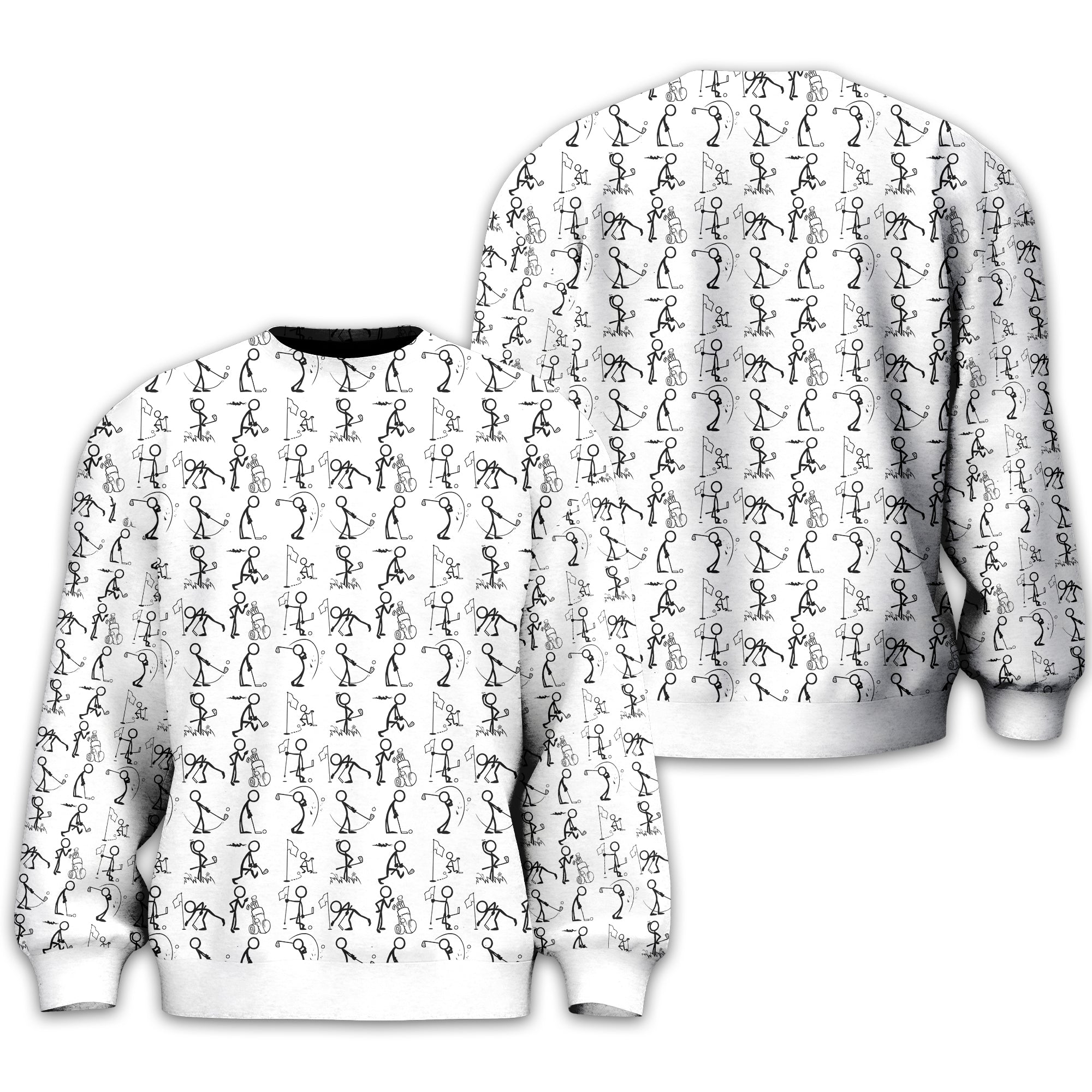 White Golf Polo Shirt, Funny Golf Shirt, Gift For Golfers