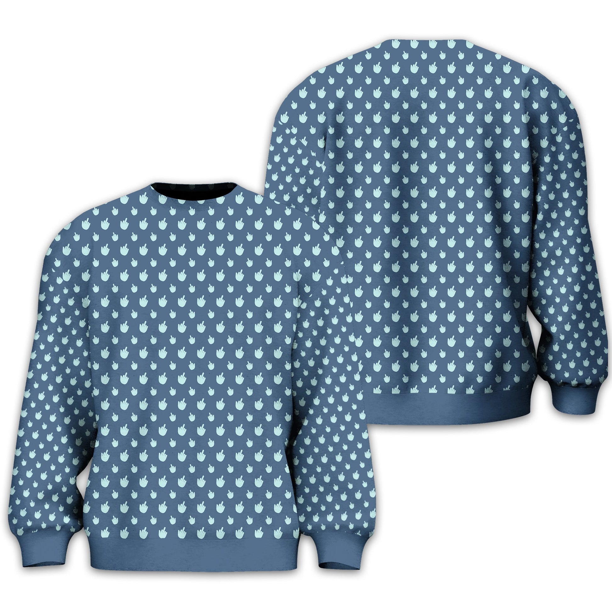 Middle Finger Dirty Absurd Golf Polo Shirt, Fun Golf Shirts For Men, Funny Golf Shirt