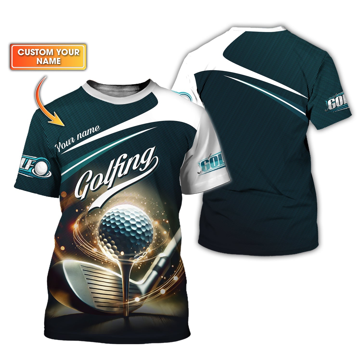 Custom Golf Polo Shirt, Golfing Apparel, Gift For Golfers