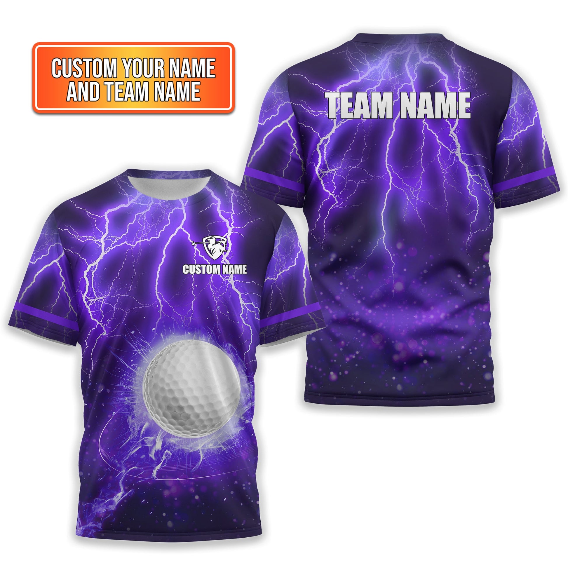 Custom Men's Golf Polo Shirt With Team Name, Golfing Apparel, Gift For Golfers