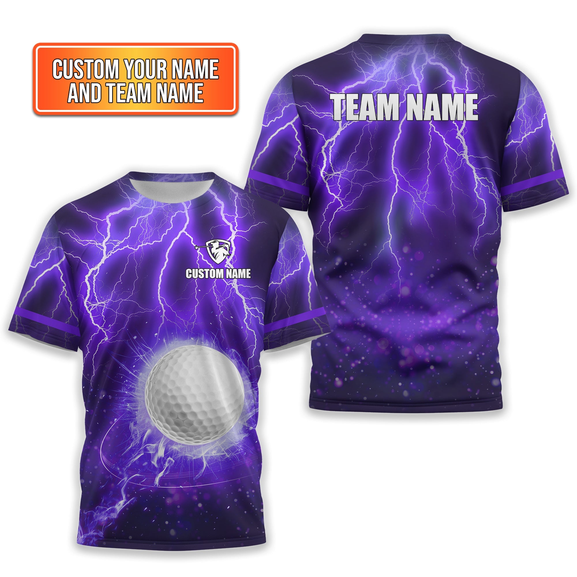 Custom Men's Golf Polo Shirt With Team Name, Golfing Apparel, Gift For Golfers