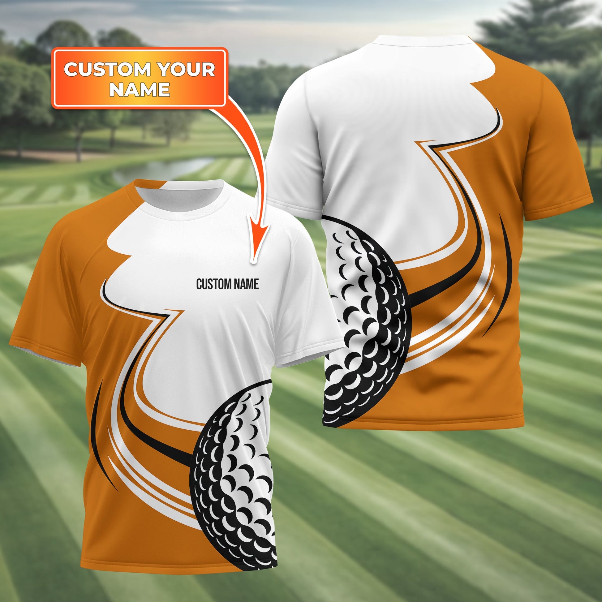 Personalized Golf Polo Shirt, Golf Shirt For Men, Gift For Golfers