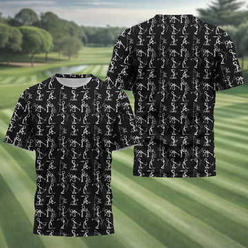 Black Golf Polo Shirt, Funny Golf Shirt, Gift For Golfers