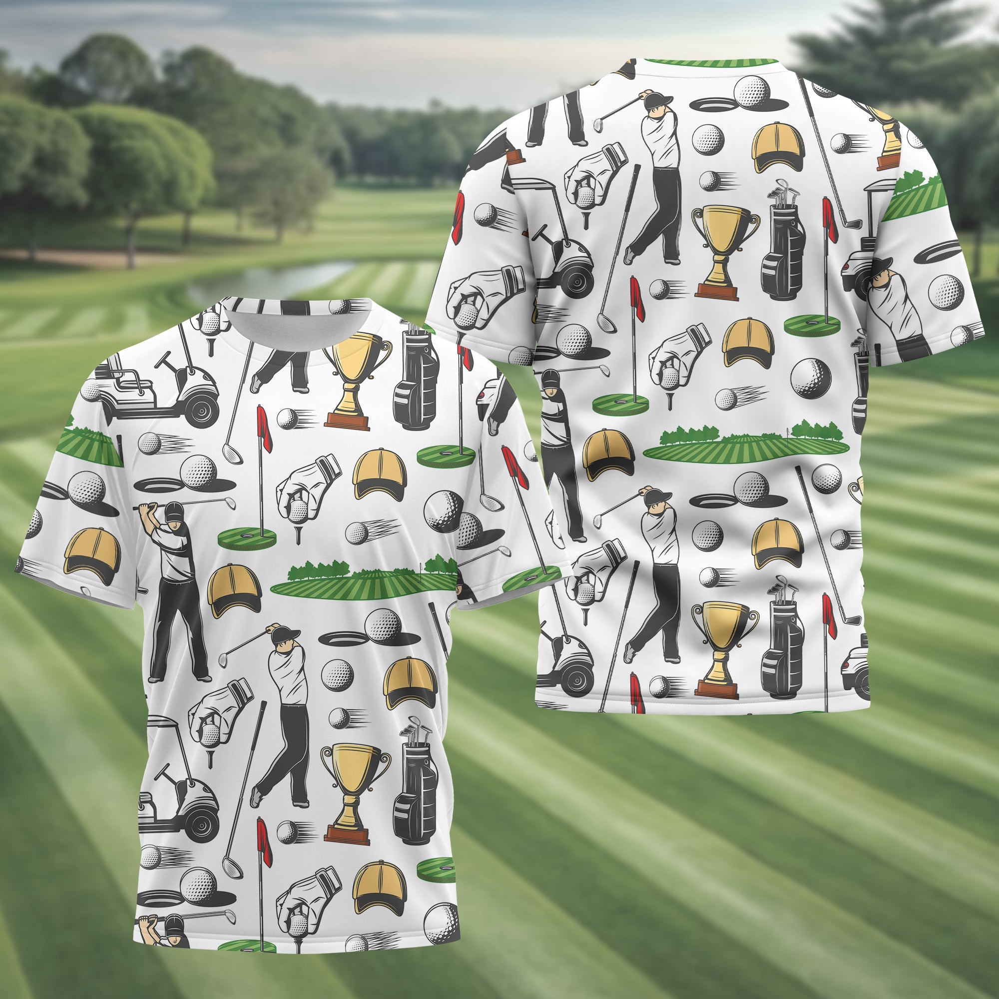 Equipment Men's Golf Polo Shirt, Funny Golf Shirt, Gift For Golfers