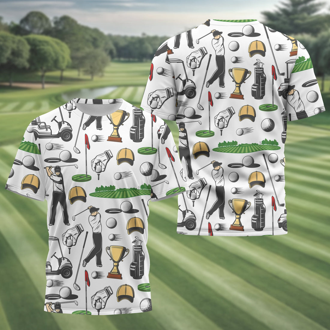 Equipment Men's Golf Polo Shirt, Funny Golf Shirt, Gift For Golfers