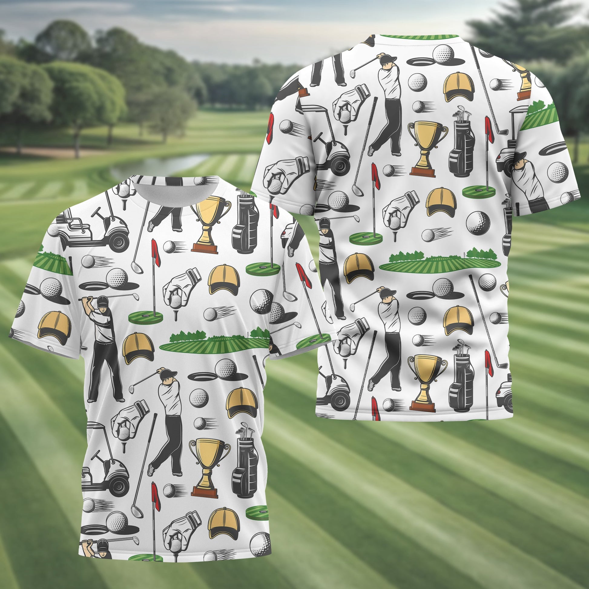 Equipment Men's Golf Polo Shirt, Funny Golf Shirt, Gift For Golfers