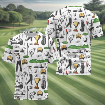 Equipment Men's Golf Polo Shirt, Funny Golf Shirt, Gift For Golfers